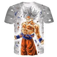 Summer 2020 Childrens Dragon Ball Boy T-shirt 3D Printed Animation Wukong Begita T-shirt