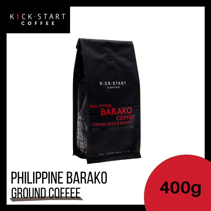 KickStart Philippine Barako Ground Coffee (400g) freshly roasted 100