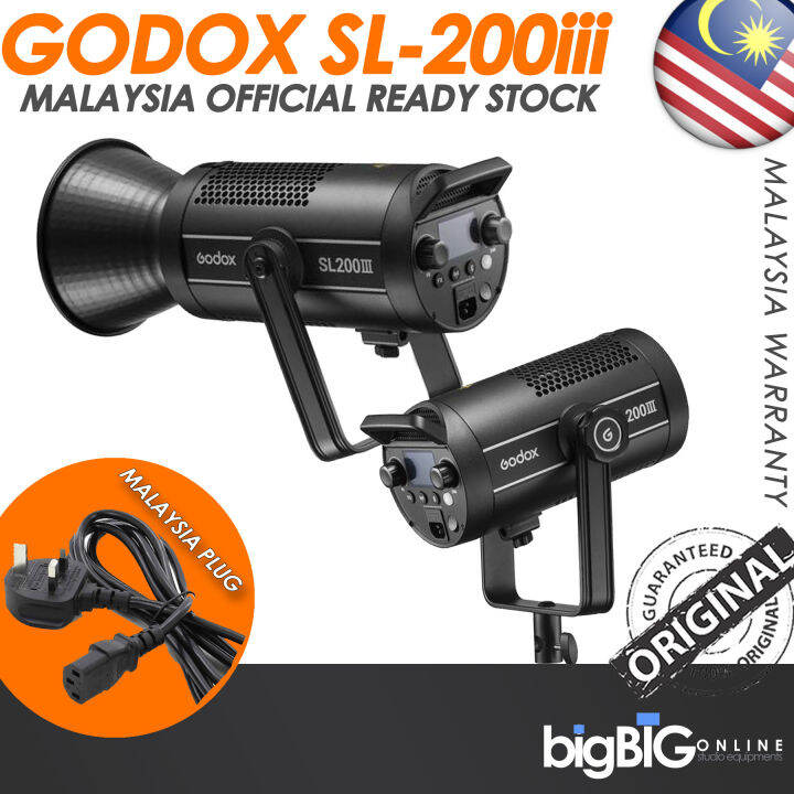 GODOX SL200iii LED 200W DayLight Balanced 5300K Studio And Video Light ...