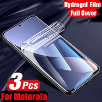 3PCS Hydrogel Film for Moto G60 G60S G82 G50 G52 G8 G9 Play Screen Protector for Motorola Edge 20 S30 X30 Pro X40 Z4 E32 E6S E7 Screen Protectors