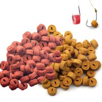 100pcs/Bag Red Worms Carp Fishing Hollow Bait Grass Carp Baits Fishing Tilapia Bait Lure Insect Particle Boilie Bass Fishing Accessories