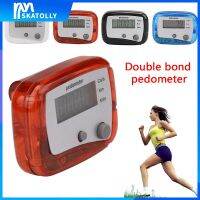 1 ~ 10ชิ้นวางสินค้าดิจิตอล Pedometer เคาน์เตอร์ขายส่ง Run จอแอลซีดีที่มีน้ำหนักเบาการออกแบบเดินมินิระยะทางขั้นตอนเข็มขัดคลิป