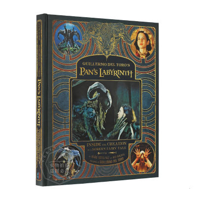 การตั้งค่าสมุดศิลปะเขาวงกตของPanshenชุดภาษาอังกฤษต้นฉบับGuillermo Del ToroหนังสือเขาวงกตของPanต้นฉบับของตกแต่งภาพการตั้งค่าแนวคิดแผนที่ปกแข็งสีเปิดหนังสือขนาดใหญ่