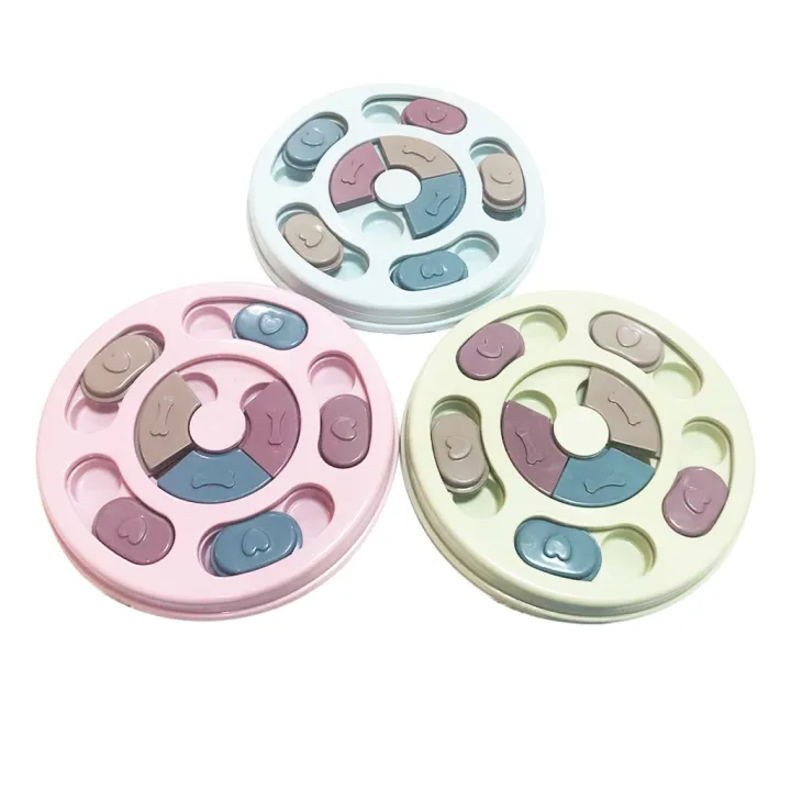 Hello Paws Puzzle Toy Food Plate Slow Dispensing Dog Food Dispenser