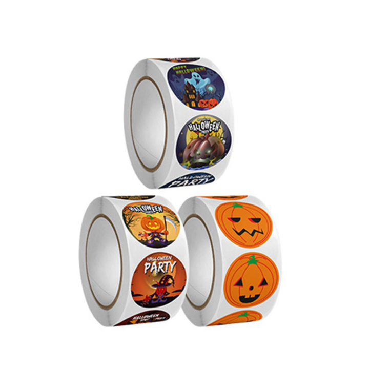 handmade-halloween-crafts-diy-halloween-gift-ideas-sealing-label-stickers-handmade-packaging-materials-pumpkin-ghost-stickers