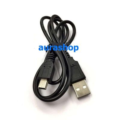 aurashop58 สายชาร์จลำโพง วิทยุ กล้องติดรถ mini USB to USB ยาว 80cm