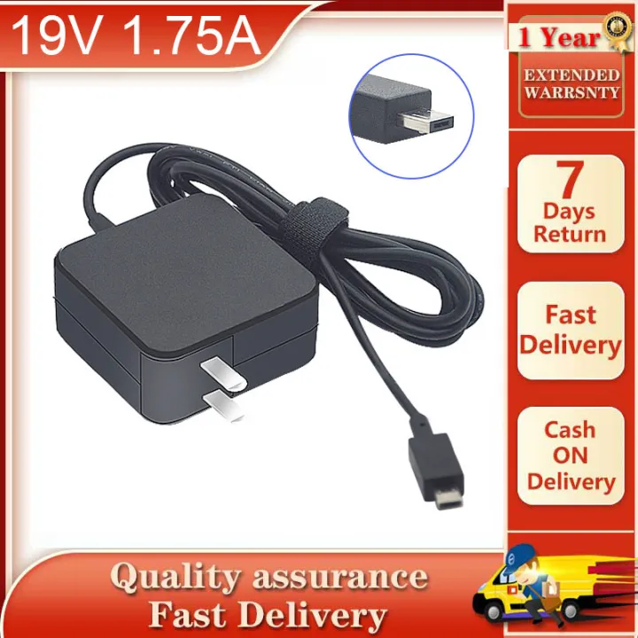 19V 1.75A 33W Laptop Power Adapter For ASUS TP200S X205T E202 E205 E200H E202s aA3050 charger