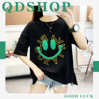 QDshop ?? ลุคสาวหวานเสื้อยืดแฟชั่นสไตล์คุณหนูเกาหลีเรียบง่ายและหลากหลาย? ดีไซน์น่ารักใส่แล้วดูเด็กลง? ถ่ายรูปชิคๆกันได้ เลยค่าาา