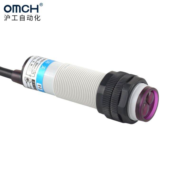 OMCH E3F-DS10C4 M18 DC NPN NO 3-Wire Diffuse Infrared Inductive ...