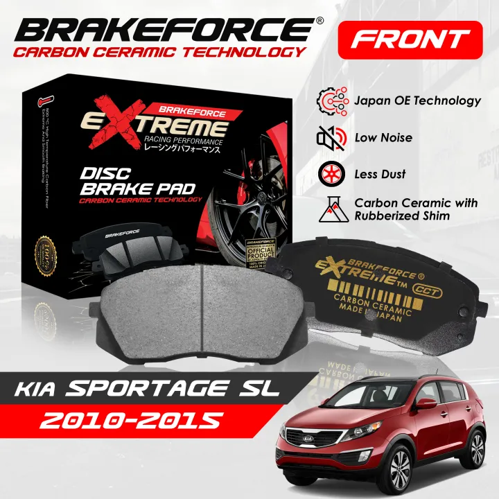 BrakeForce Extreme Carbon Ceramic Front Brake Pads For Kia Sportage SL