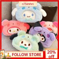 N73VHRHM น่ารักน่ารักๆ กล่องใส่ดินสอ Cinnamoroll ตุ๊กตาผ้าพลัฌ กล่องใส่เครื่องเขียน การ์ตูนลายการ์ตูน คุโรมิ ถุงเก็บสัมภาระ อุปกรณ์นักเรียนโรงเรียน