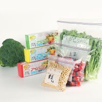 【DT】 hot  Sustainable Eco Friendly Products Bag Reusable Food Sealed Fresh Keeping Packaging Storage PE Thickened Double Rib Self Sealing