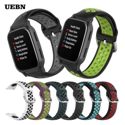 （A creative）UEBN กีฬาซิลิโคนระบายอากาศสายสำหรับ Garmin Venu Sq ข้อมือสร้อยข้อมือสำหรับ Garmin Venu Vivoactive 3เปลี่ยน Watch Bands