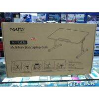 Neetto โต๊ะแล็ปท็อปที่สามารถปรับได้, โต๊ะตักแบบพกพา, โซฟาพับได้ถาดอาหารเช้า, คอมพิวเตอร์โน๊ตบุ๊ค Lapdesk ยืนอ่าน Holder สำหรับยืนที่นอนชั้น - Mini