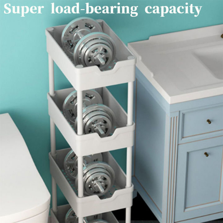 rolling-storage-cart-4-3-tier-utility-cart-mobile-slide-out-organizer-ห้องอาบน้ำ-standing-rack-shelving-for-laundry-room-kitchen