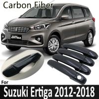 Haywood1 Carbon for Ertiga 2012 2013 2014 2015 2016 2017 2018 Door Handle Cover Sticker Decoration Car Accessorie