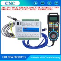 ✟❐﹊ XHC Ethernet 3/4/6 Axis MACH3 CNC Kit Motion Control Card Frequency 2000KHZ Wired Electronic Handwheel Digital Display MPG