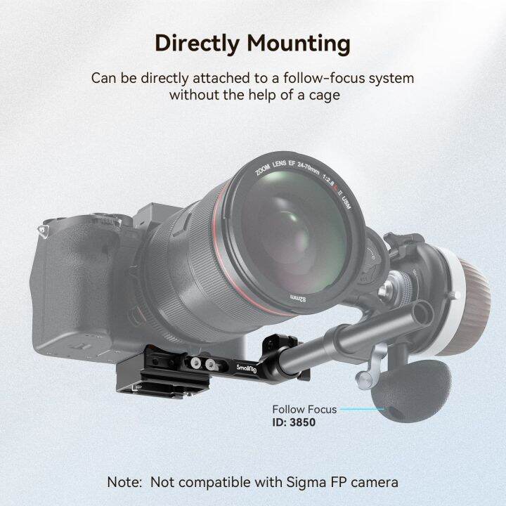 smallrig-ที่ขยายอย่างรวดเร็วแผ่นปล่อยสำหรับ-arca-type-กับ15อุปกรณ์ขันให้แน่นสำหรับการติดตามระบบโฟกัสที่แนบมาโดยตรงบนกล้อง-dslr-3853