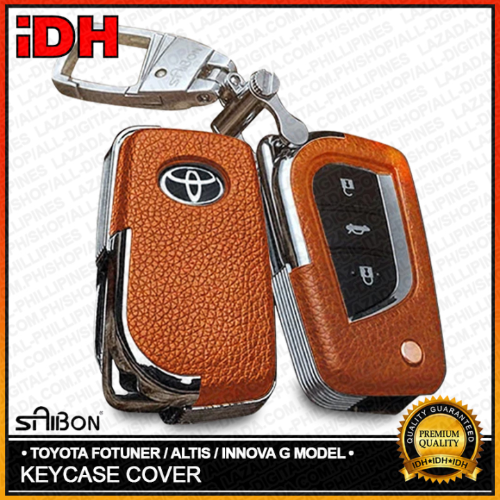 IDH SAIBON Car Key Cover Toyota Fortuner / Altis / Innova G Key cover Key  case Key holder, Saibon Car Accessories