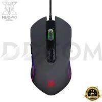 Nubwo Balrog x43 BLACK RGB LIGHTING Gaming Mouse (เมาส์เกมมิ่ง สีดำ 7ปุ่ม 800-6400DPI 125Hz รับประกัน 2 ปี)