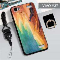 สำหรับ VIVO Y37 360 ° ป้องกันโทรศัพท์เคสซิลิโคนกันกระแทกเคสโทรศัพท์เคสโทรศัพท์สำหรับ VIVO Y37,VIVO เคสโทรศัพท์ฟรี Lanyard ที่วางที่ตั้งแหวน