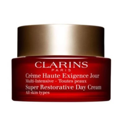 Clarins Super Restorative Day Illuminating Lifting Replenishing Cream (All Skin Types) 50 ml ฟื้นฟู ซ่อมแซม สร้างเซลล์ผิวใหม่