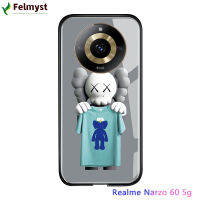 เคสโทรศัพท์สำหรับ Realme 11 5G Realme Narzo 60 5G แฟชั่นยอดนิยมสำหรับเด็กผู้ชายเคสไทด์ลายการ์ตูนสำหรับเด็กผู้หญิงรุ่นที่มีจำกัดเคสโทรศัพท์ขอบซิลิโคนแบบเคสกระจก