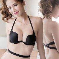 （A So Cute） มาใหม่สีดำ W U.s. ชุดชั้นในเซ็กซี่ Glossy Seamless Bra Single Breasted เด็กสาว Push Up ชุดชั้นใน