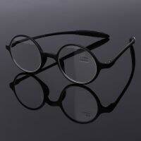 Lightweight TR90 Round Reading Glasses Resin Presbyopia Eyeglasses +1.0~+4.0