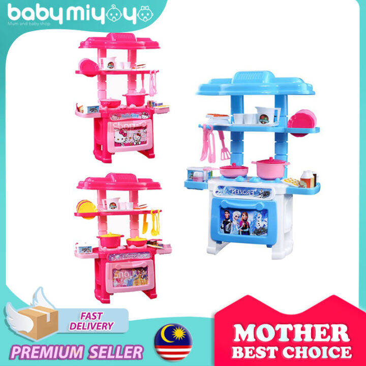 Mini Kitchen Cartoon Themed Series Playset with Full Utensils | Lazada Mini Kitchen Cartoon Themed Series Playset with Full Utensils | Lazada