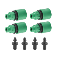 Garden Hose Pipe One Way Adapter Tap Connector Fitting For Irrigation 4-pack