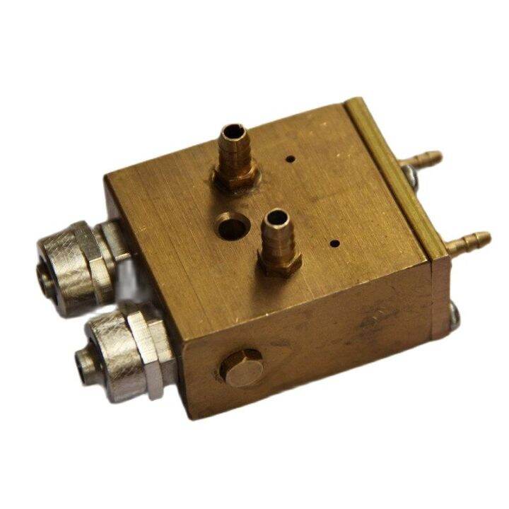 Dental strong suction weak suction control valve Suck spit valve Double