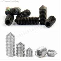 ™◐ M2.5 M3 M3.5 M4 M5 M6 DIN914 304 stainless steel Black grade 129 stole Hex Hexagon socket All cup Point Grub Screw Set Bolts