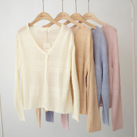 avocado เสื้อคาดิแกน คาดิแกนลายทาง รุ่น sunstone cardigan (avocado.simplewear)