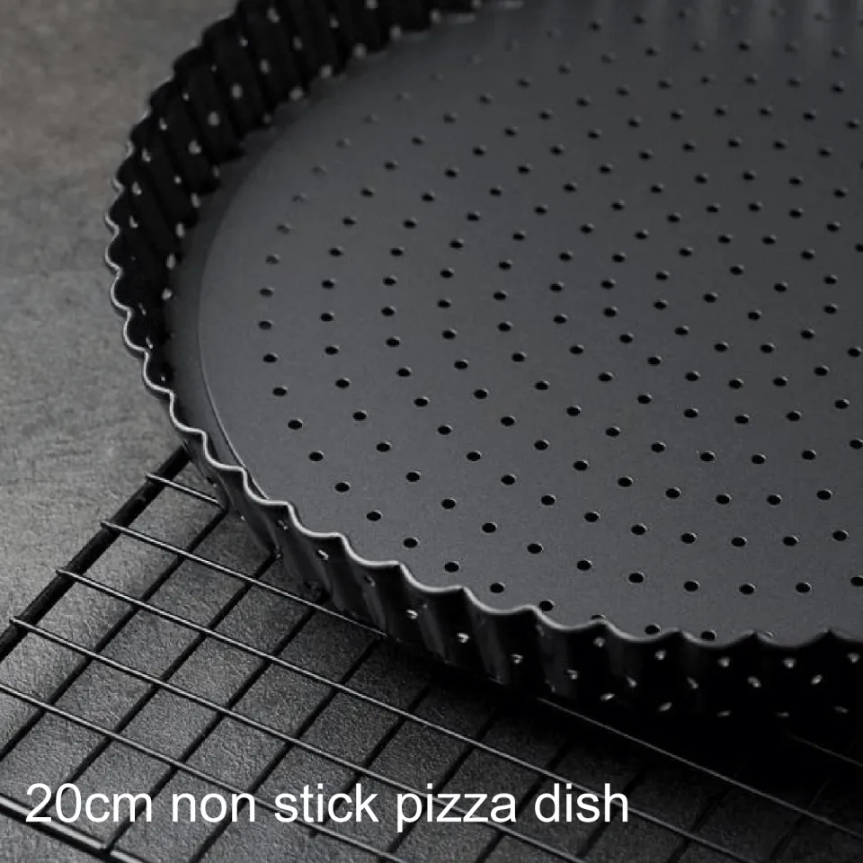 Handook Pizza Crisper Pan, Carbon Steel, Non-Stick, Tray Pizza Pan with  holes,12 Inch