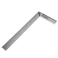 1Pc 30cm Portable Stainless Steel Right Measuring Angle Square Ruler Shoes Accessories