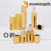 ■✒❆ Oceanmapdz ขวดเปล่า ขวดไม้ไผ่ สําหรับใส่เครื่องสําอาง ลิปกลอส น้ํามันหอมระเหย 3 5 10 มล.