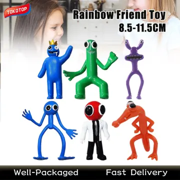 Creativity Rainbow Friends KB300 Building Blocks Doll 7IN1 Blue Green  Orange Purple Red Game Scene Kid DIY Puzzle assembly Gifts Toys