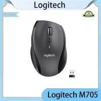 Logitech M705 เมาส์เลเซอร์ไร้สาย พร้อมเลเซอร์ไร้สาย 2.4GHz 1000 dpi สําหรับคอมพิวเตอร์ แล็ปท็อป Windows sd