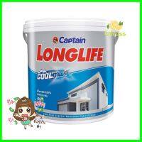 สีน้ำทาภายใน CAPTAIN LONGLIFE COOLMAX 1100 สีขาว 1 แกลลอน (3.8 ลิตร)WATER-BASED INTERIOR PAINT CAPTAIN LONGLIFE COOLMAX 1100 WHITE 1GAL **คุ้มที่สุดแล้วจ้า**