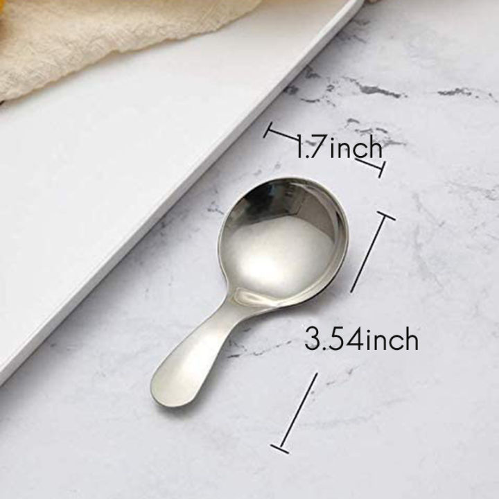 6-pcs-stainless-steel-short-handle-spoons-mini-salt-spoons-condiments-spoon-dessert-spoon-tea-coffee-spoons-silver