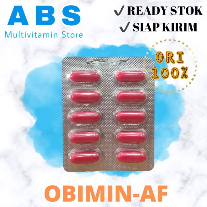 Obimin Af Strip Isi 10 Tablet Obimin Af Lazada Indonesia 3298