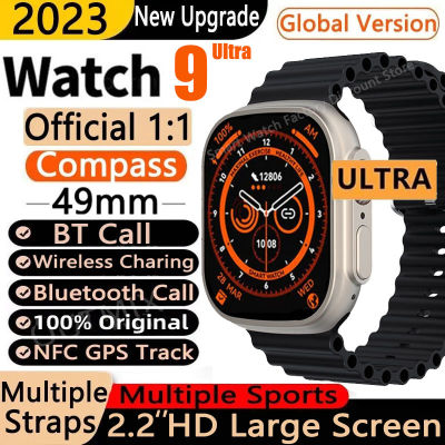 Smart Watch 9 Ultra สำหรับ Ultra IWO Watch Ultra NFC Smartwatch Series 8 Bluetooth Call 2.2นิ้ว Wireless Fitness Watch