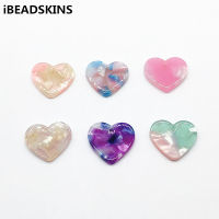 New arrival! 17x20mm 100pcslot heart shape acetic acid charms for Earrings DIY parts,Jewelry Earrings Findings &amp; Components