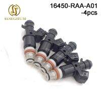 ข้าวฟ่าง-Inyectores De 16450-RAA-A01ที่ติดไฟได้,4,4 L, L4, 16450RAAA01, Nuevo, 4 CR-V, 2005-2011หัวฉีดน้ำมันเชื้อเพลิง/