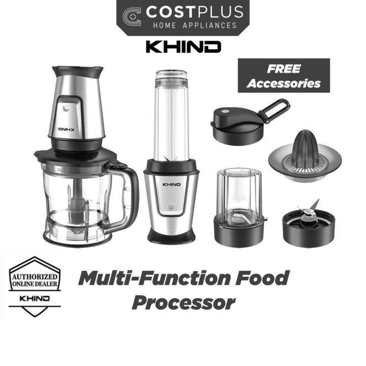 Hand blender Khind Multi Blender Chopper Grinder Juicer with Safety