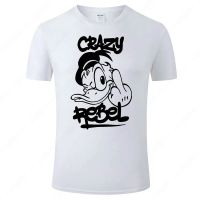 DisneyDonald Duck Fashion T-shirt For Men And Women Casual Short Sleeve Summer Asian Size Xsxxs Cotton Material