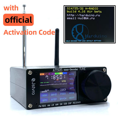 SI4732สี่สเปกตรัมเสียงตัวรับสัญญาณ dsp รุ่น4.15เพิ่มฟังก์ชั่นการถอดรหัส CW RTty ฟังก์ชั่น WiFi FM LW (MW และ SW) และ SSB เครื่องรับวิทยุ ATS-25max-DECODER ในตัวแบตเตอรี่ลิเธียม3000mA