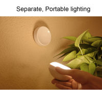 Led USB Charging Motion Sensor Night Light Round Energy-saving Led Lamp Bedroom SoundLight Control Corridor Home Bathroom