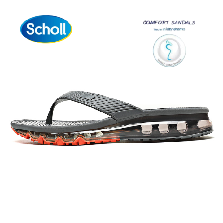 scholl-รองเท้าแตะผู้ชาย-air-ชื่อร่วม-รองเท้าสกอลล์-nlk-e-fitness-deluxe-รองเท้าแตะสวม-สำหรับผู้ชายและผู้หญิง-รองเท้าสุขภาพ-comfort-sandal-เบา-ทนทาน